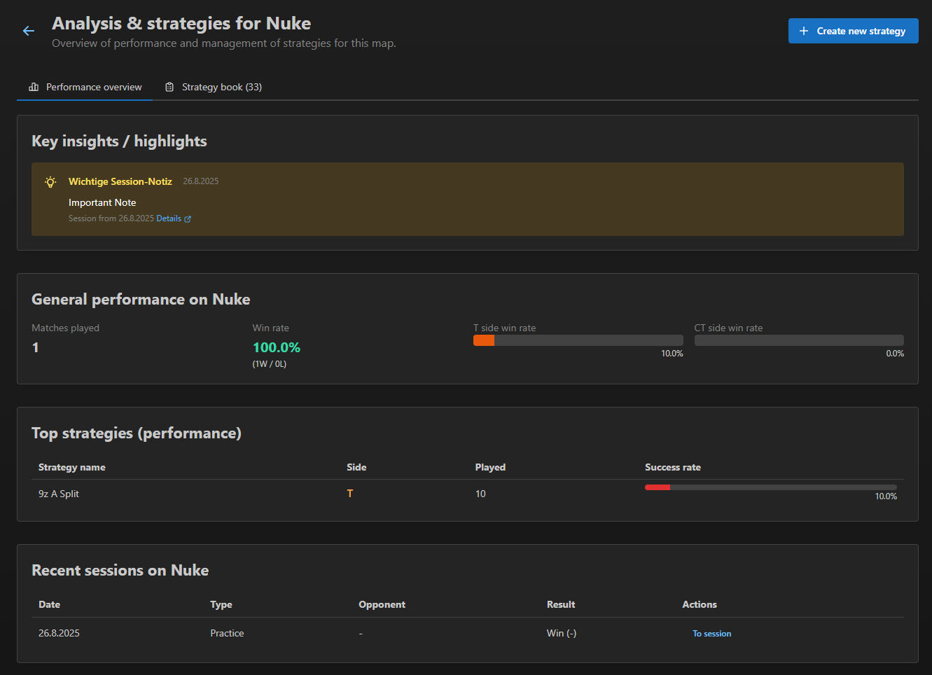 Track Stats and Progress